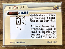 2019 X-Files UFOs and Aliens Redacted Files Achievement Project Blue Book RF-27 picture