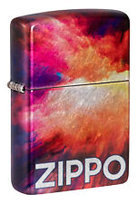 Zippo Tie Dye Design 540 Tumbled Chrome Windproof Lighter, 48982 picture