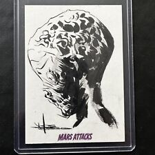 Mars Attacks Artist Sketch Card 1/1 picture