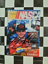 🏁🏆Jeff Gordon Autographed NASCAR Card🏁🏆 picture