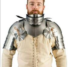 Medieval Shoulder with Neck Gothic Pauldrons polished ~Reenactment picture