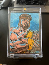 Topps Marvel Sketch Card Hercules Sketch Hard Signed Autograph #35 picture