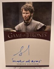 2021 Game Of Thrones Fergus Leathem As Rodrick Cassel Inscription Auto Autograph picture