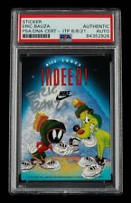 Eric Bauza Voice Actor Signed 1993 Nike Marvin The Martian Sticker PSA G picture