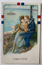 Vintage ca 1910s Romance Postcard 