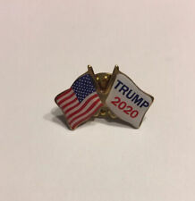Support President Donald Trump Lapel Pin 2020 American Flag  picture