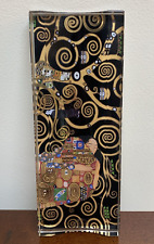 The Embrace Artis Orbis Gustav Klimt Motifs Goebel Handmade Glass Dish picture