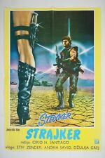 STRYKER Original exYU movie poster 1983 STEVE SANDOR, ANDREA SAVIO ACRION SCI-FI picture
