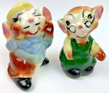 Vintage 1950's Mice Mouse Talking Listening Salt and Pepper Shakers    picture