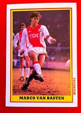 MARCO VAN BASTEN AJAX AMSTERDAM 1987 ORIGINAL FOOTBALL ROOKIE CARD WORLD picture
