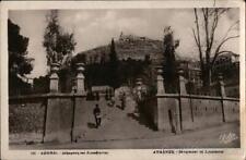 Greece 1931 Athens Dexameni et Lycabette Delta Postcard 50 Cent. stamp Vintage picture