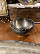 Antique Small Ornate Funky Silverplate ~Bowl~Trinket Dish~Shabby Chic~Steam Punk picture