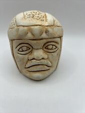 Vintage Jorongo Tequila Blanco Olmec Head Aztec Mayan Made In Mexico  picture