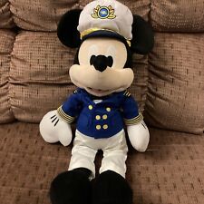 DISNEY CRUISE LINE CAPTAIN  Mickey Mouse 19” Plush Stuffed Toy Sailor picture