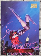 Spider-Woman 1994 Marvel Masterpiece Fleer Trading Card #117         TTT picture