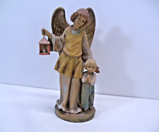 Vintage Fontanini 1994 Signed Simonetti Italy Standing Angel Lantern Child #174 picture