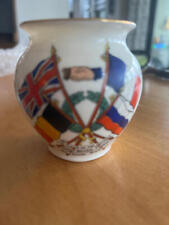 W. H. Goss Flags of the Allies Ceramic Urn. World War One. picture