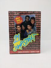 1987 Topps 21 Jump Street Unopened Full Wax Box 48 Packs Johnny Depp 80s Vintage picture