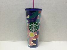 Starbucks Mother’s Day 2021 Summer Floral Iridescent 24 Oz. Tumbler ~ NWT picture