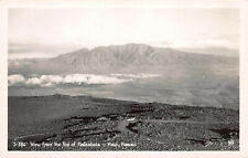 View of the Top of Haleakala, Maui, Hawaii Territory, Early Real Photo Postcard picture