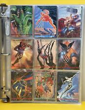 1993 Marvel Masterpieces Complete 90-Card Base Set + Complete Insert Set picture