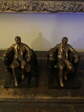 Pair of Vintage Lincoln Bookends 1 Has Damage picture