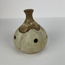 Vtg Studio Pottery Garlic Roaster Keeper 4in picture
