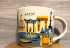 EPCOT Disney World Starbucks Mug Cup 14oz You Are Here Collection NEW picture
