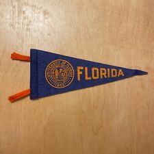 Vintage 1950s University of Florida 4x9 Felt Pennant Flag picture