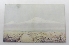 Armenian Artist Arshak Fetvadjian Art Postcard c1907 Mt. Ararat Anatolia Signed picture