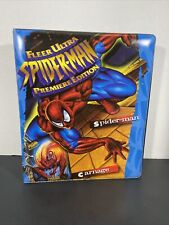 1995 Fleer Ultra Spiderman Premiere Edition 3 Ring Binder ONLY NO CARDS Marvel picture