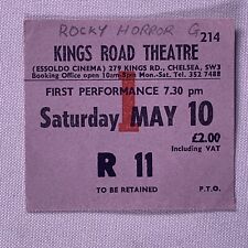 The Rocky Horror Picture Show Original Vintage Kings Road Theatre May 1975 picture