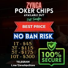 ZYNGAPOKER (100% No Ban) - 10T Chips picture