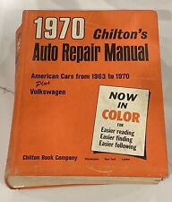 1970 Chiltons Auto Repair Manual American Cars 1963-70 + Volkswagen picture