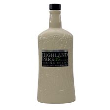 Highland Park 15 Year Old Viking Heart Single Malt Scotch Whiskey Bottle Empty picture