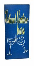 Vintage Island Venture Bar Liquor Menu Flagship Cruise 1971 picture