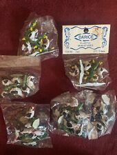 Lot Of 50+ Vintage Darice Plastic Miniatures Rooster Ducks Chickens picture