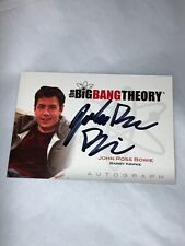 Cryptozoic THE BIG BANG THEORY Seasons 1 & 2 John Ross Bowie as Barry Autograph picture