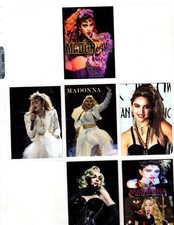 MADONNA CUSTOM TRADING CARD 6 CARDS SET picture