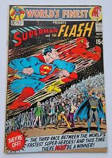 World's Finest Comics #198 FN 3rd Superman vs Flash Race 1970 Mid Grade Bronze  picture
