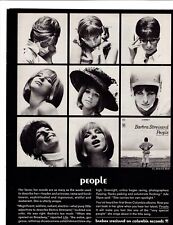 Vintage Barbra Streisand Columbia Records 1964 Print Ad ~ People picture