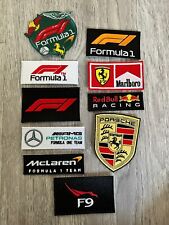 ULTIMATE FORMULA ONE F1 RACING 10 Pack Red Ferrari Grand Prix Iron-on PATCHES picture