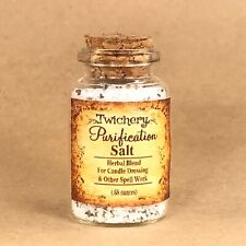 PURIFICATION RITUAL SALT, Candle Dressing, Spell Casting Hoodoo FROM TWICHERY picture
