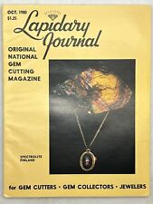 Lapidary Journal Magazine October 1980 Spectrolite picture