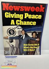 Jimmy Carter Signed NEWSWEEK Magazine 1979 POTUS Autograph No Label PSA/DNA COA picture