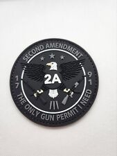 Second Amendment 3D PVC Tactical Morale Patch – Hook Backed (Big) picture