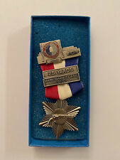 1981 North South Civil War Reenactment 25 Yard Marksman Medal Confederate Union picture