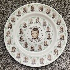 Presidents Of The United States Collector Plate Vintage 1960s John F Kennedy JFK picture