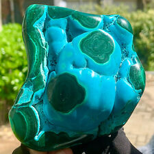 1.45LB Natural Chrysocolla/Malachite transparent cluster rough mineral sample picture
