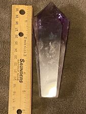 5 1/4 X 2 Inches Wide Polished Amethyst Crystal Wand picture